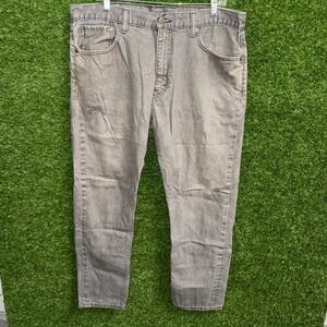 Levi's 508‎ Jeans Mens W38 L30 Regular Fit Gray Denim Pants